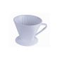 Coffee Filter Holder porcelain Size 4