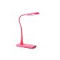 TaoTronics® desk lamp table lamp bedside lamp LED 9W, eye care Natural cold light mode with seven adjustable brightness levels per key (pink) TT-DL05