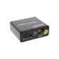 InLine 65002K Audio Converter Digital to Analog Toslink and RCA input on RCA stereo output, USB power (optional)