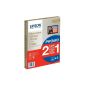 Epson C13S042169 Premium Glossy Photo Paper Inkjet 255g / m2 A4 2x15 sheet pack BOGOF (Office supplies & stationery)