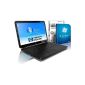 HP 250 G3 (15.6-inch) notebook (Intel N2840 dual core 2x2.58 GHz, 4GB RAM, 640GB SATA HDD, Intel HD Graphics, Bluetooth, HDMI, webcam, USB 3.0, WiFi, DVD burner, Windows 7 Professional 64 Bit, G DATA Security 2015) # 4828