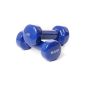 Oliver vinyl dumbbell dumbbell pair weight training bodybuilding muscle building (Misc.)