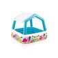 Intex - 57470Np - Jeau D Water And Beach - Pool Hood Aqua - 157 X 157 X 122 Cm - Detachable Hood (Velcro) (Toy)