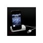 Original Apple Docking Station incl. Line-out USB without remote control for Apple iPhone 4, iPhone 4G + Qualitas24 Einkaufswagenchip (Electronics)