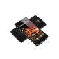 LANDVO L200S 4G LTE Smartphone 5 '' inch HD IPS Screen Android 4.4 Dual SIM Quad Core Mobile Phones MTK6582 1.3GHz 1GB + 8GB Dual Cameras GPS support 4G: LTE FDD 3G: WCDMA 2G: GSM Black (Electronics)
