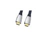 Clicktronic HC 295-500 HDMI flat cable (HDMI 1.3b conform, gold-plated contacts) 5 m (accessories)