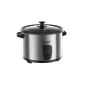 Russell Hobbs Cook @ Home 19750-56 rice cooker stainless steel / black (household goods)