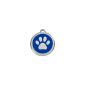 Red Dingo Dog ID Tag Paw Blue M (Misc.)