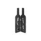 REFLECTS Weinset from pourer, bottle stopper, bottle opener, drip ring MILPITAS Black matt (household goods)