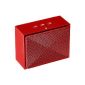 AmazonBasics Portable Mini Bluetooth Speaker - Red (Electronics)