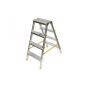 Aluminium stepladder, double sided, 2x4 steps, 150kg load capacity (Misc.)