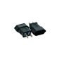 InLine power adapter USA, US plug 2pin to Euro socket (2 pieces) (Electronics)
