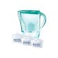 Brita water filters Marella Cool, mint, starter package including 3 cartridges (household goods)