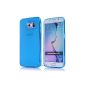 Arbalest® Samsung Galaxy S6, [Jelly Series] [Slim Fit] Blue TPU Silicone Protective Case for Samsung Galaxy S6 Smartphone (Electronics)