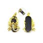 Fives® 8GB cute Scorpions USB Stick High Speed ​​2.0 Golden (Electronics)