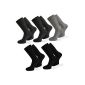 10 pairs of men's socks WITHOUT incisive rubber - ideal for diabetics - linked toe (Textiles)