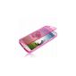 Collection TPU Silicone Cover & Joy Gel Case Cover Shell Case (Samsung Galaxy S4 mini i9190, Pink) (Electronics)