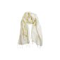 Slim lightweight silk scarf of pure silk