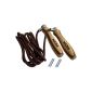 Authentic RDX Jump Rope pro leather, adjustable rope weighted (Miscellaneous)