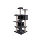 Songmics Cat Tree Scratching Grey 132cm niches PCT36G (Miscellaneous)