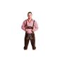 Men's costumes leather pants in black, light brown, dark brown or camel brown - Original FROHSINN - Kniebundlederhose with detachable suspenders - All sizes (Textiles)