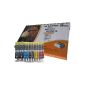 ESMOnline 10 comp.  Ink Cartridges with Chip for Canon PGI-525BK CLI-526BK CLI-526C CLI 526M CLI-526Y, 2 x black 2 x black 2 x 2 x blue red 2 x yellow (Office supplies & stationery)