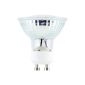 Luminea LED spot, dimmable GU10, 60 LEDs, 3,3W, warm white, 300 lm, 120 °