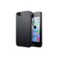 SPIGEN SGP iPhone 5S Case Cover Slim [Ultra Fit] (Smooth Black) (Wireless Phone Accessory)