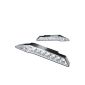 AEG 97141 LED Daytime Running Lights LK 18, curving athletic shape, with position light, 2 x 18 Power LED in two rows 12 and 24 volts, for self-assembly, ECE R7 and R87 (Automotive)