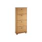 Shoe cabinet COLMAR 4p stained