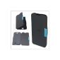 L5 PCMOVILES - Black side flap per case LG Nexus 4 E960 (Electronics)