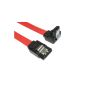 Lock Right Angle SATA plug To SATA Cable Cord Right Sheet 45 cm