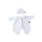 Götz 3402162 suit for baby dolls, blue, doll clothes fits 30-33 cm Baby Doll (Toy)