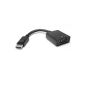 DP DisplayPort to DisplayPort to VGA / DVI / HDMI adapter cable Black Converter (DP to VGA) (Electronics)