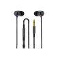 Sound Magic E10 In-Ear Headphones (100 ± 2dB, 3.5mm jack, 1.2m) Black / Silver (Electronics)