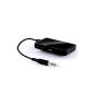 CSL - Bluetooth Audio Transmitter Dongle | Bluetooth / wireless transmitter for 3.5mm audio devices | including battery | Black.