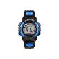 Mens LED Sport Digital Clock bracelet Clock Watch Blue (clock)