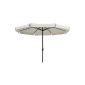 Schneider parasol Amalfi, Nature, 400 cm Ø, 8-piece, round (garden products)