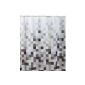 Sealskin shower curtain Model Pixel (zwart / black) W x H: 180 cm x 200 cm (household goods)