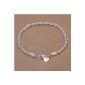 XT-XINTE Twisted Rope Bracelets Fashion Silver Jewelly for Women Ladies