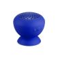 Mini Bluetooth Speaker Speaker SPEAKER Sucker Silicone Blue (Electronics)
