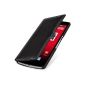 StilGut® Book Type Case with Clip, leather case for OnePlus One, Black - Nappa (Electronics)