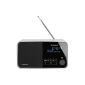 Grundig DAB + Digital Radio TR 2200 (30 Watt PMPO, AUX-IN, FM RDS and DAB + with 10 station presets) glossy white (Electronics)
