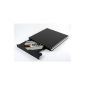 Burn USB 3.0 Blu-ray BD Burner Slim Drive external BluRay / DVD / CD and read for notebook / laptop / ultrabook / PC (Black-Grey) (Electronics)