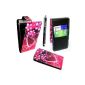 Sony Xperia SP M35h VARIOUS PU LEATHER CASE MAGNETIC FLIP SKIN COVER POUCH + FREE STYLUS (Love Love) (Textiles)