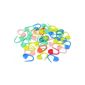 100 pcs Hook Knitting lock stitch markers / Can also be used as a pin layer on a new baby greeting card
