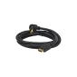 HDMI Cable A Male angle / straight gilded bottom outlet Full HD HEAC 3m [PC] (Electronics)