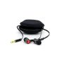 CSL 670 in Ear Earphones Alu incl protective case |. Headphones with transducer EP Powerbass and ribbon cable | Noise Reduction | Aluminium enclosures | Model 2015 | (Electronics)