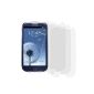 Incutex 3x Protector Samsung Galaxy S3 i9300 Screen Protector Screen Protector Screen Guard Crystal Clear (Electronics)