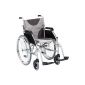 Aluminum lightweight wheelchair transfer Assisi 46 cm (Health and Beauty)